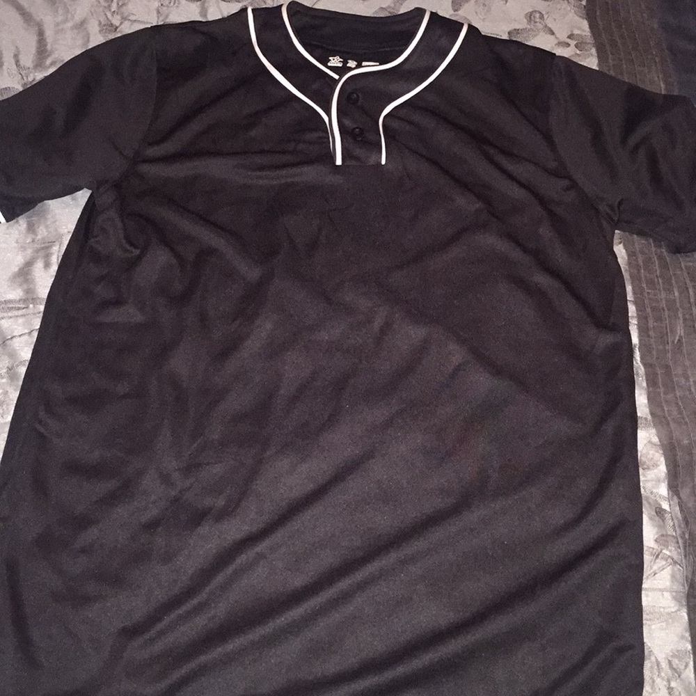 Polyester Black Athletic Shirt